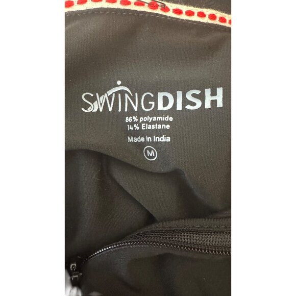 2/$30 NWT Swingdish Women’s Medium Golf Polo 3/4 Sleeve Black - Picture 4 of 16